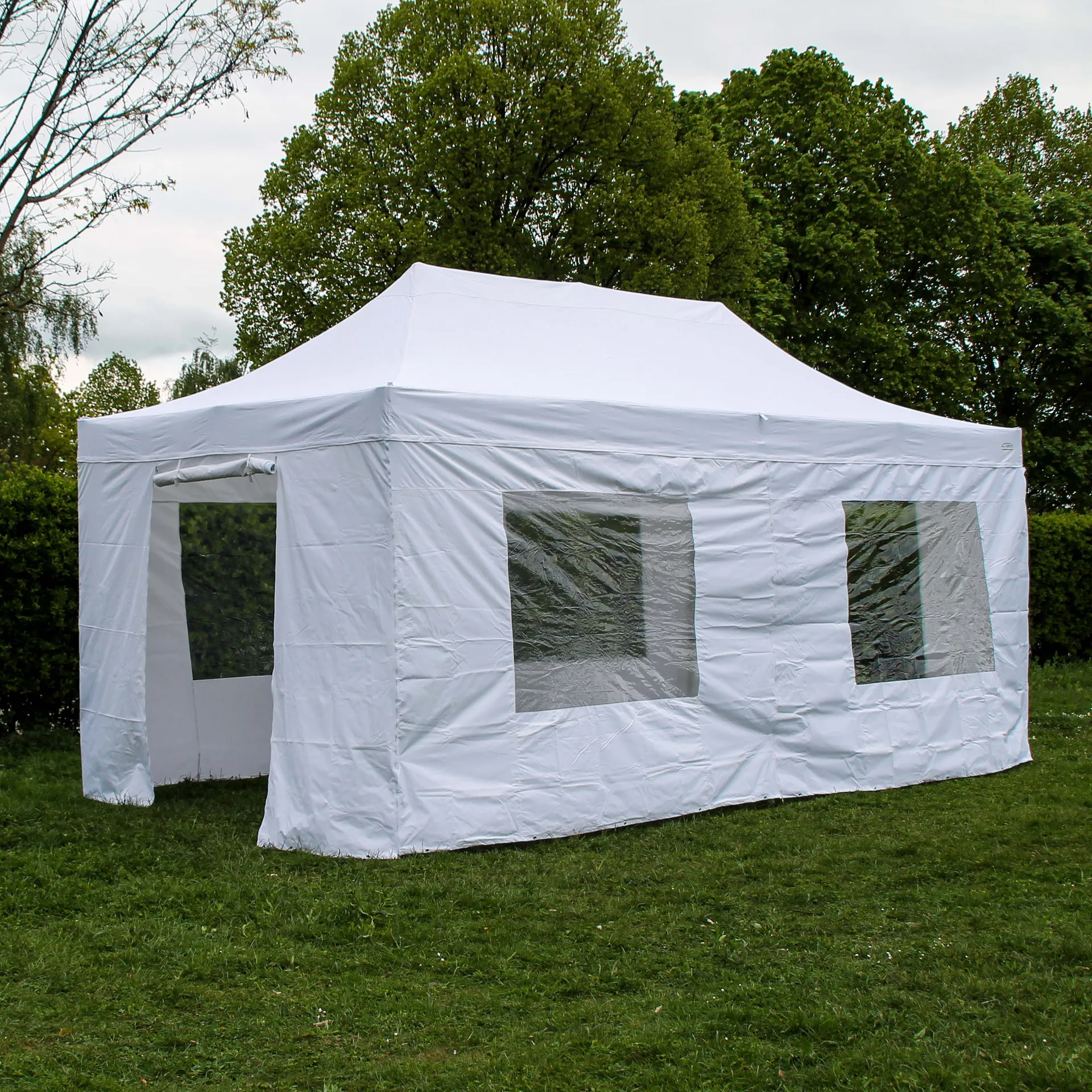 Faltpavillon 3×6 m Weiß – wasserdicht & stabil 5